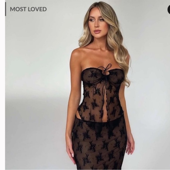 Tiger Mist Dresses & Skirts - Tiger Mist Karolina Black Lace Set